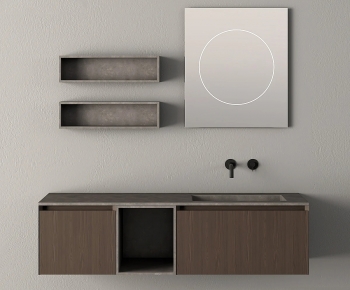 Modern Bathroom Cabinet-ID:555964954