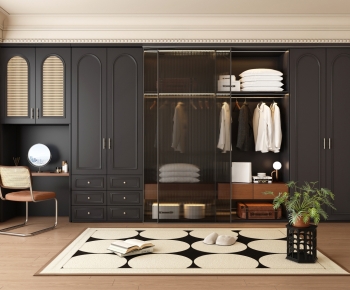 French Style Clothes Storage Area-ID:568094027