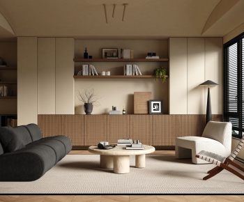 Wabi-sabi Style A Living Room-ID:577178966