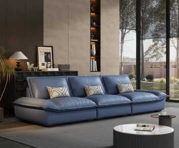 Modern Three-seat Sofa-ID:473469021