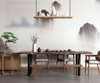 New Chinese Style Tea Tables And Chairs-ID:871068958