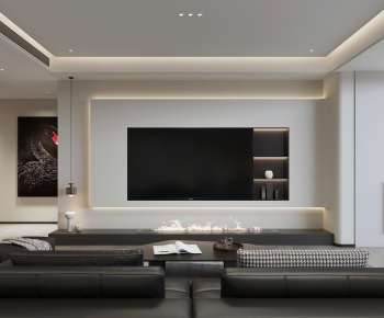 Modern A Living Room-ID:439755928