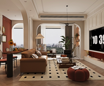 French Style A Living Room-ID:256488082