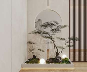 New Chinese Style Plant Landscaping-ID:493055113