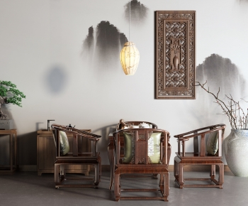 Chinese Style Tea Tables And Chairs-ID:880491972