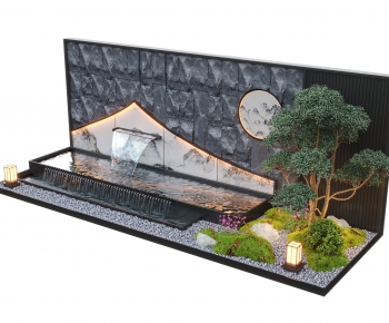 New Chinese Style Landscape Wall-ID:428390033