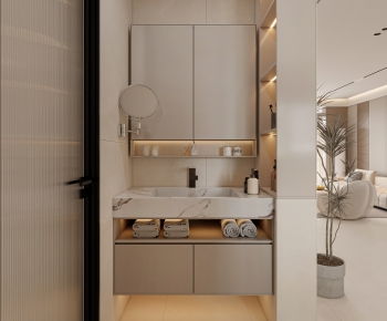 Modern Bathroom Cabinet-ID:641236078