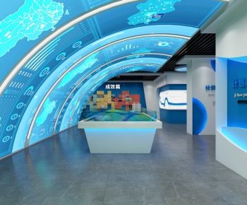 Modern Exhibition Hall-ID:649650108