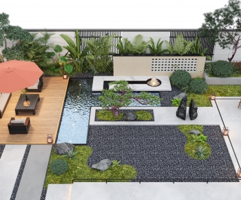 Modern Courtyard/landscape-ID:296922924