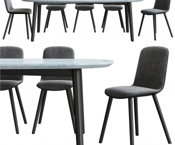 Modern Dining Table And Chairs-ID:815550094