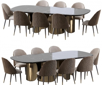 Modern Dining Table And Chairs-ID:387427096