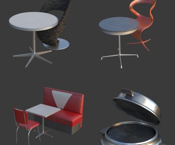 Modern Dining Table And Chairs-ID:904104956