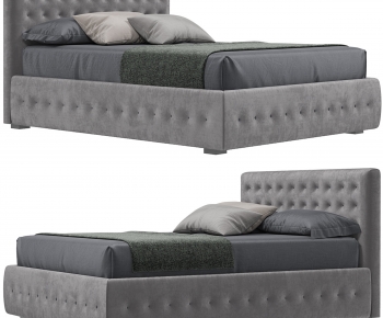 Modern Double Bed-ID:812244892