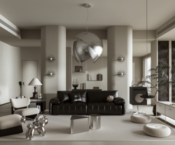 Modern A Living Room-ID:372740036