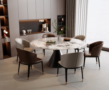 Modern Dining Table And Chairs-ID:943629988