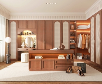 French Style Clothes Storage Area-ID:639894964