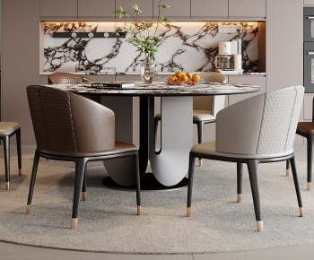 Modern Dining Table And Chairs-ID:704304935