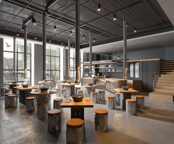 Industrial Style Hot Pot Restaurant-ID:756341938