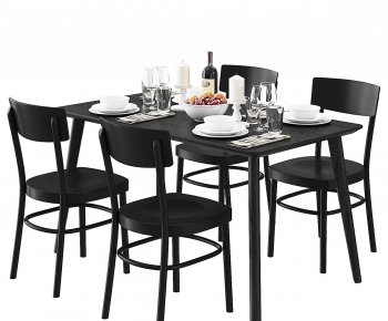 Modern Dining Table And Chairs-ID:128787994