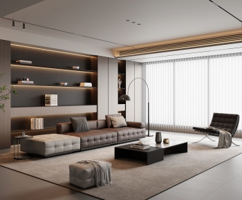 Modern A Living Room-ID:983139042