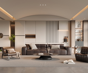 Modern A Living Room-ID:733032948