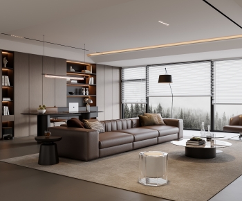 Modern A Living Room-ID:541672951