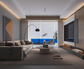 Modern A Living Room-ID:991297011