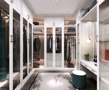 American Style Clothes Storage Area-ID:990984929