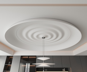 Modern Suspended Ceiling-ID:348654996