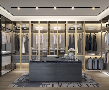 Modern Clothes Storage Area-ID:363490103