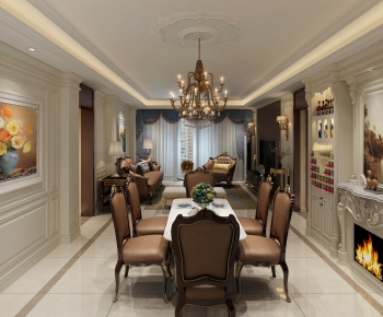 European Style Dining Room-ID:292599928