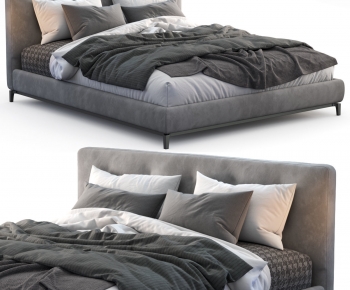 Modern Double Bed-ID:264661076