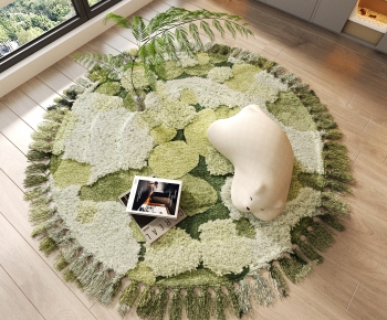 Nordic Style Circular Carpet-ID:777424108