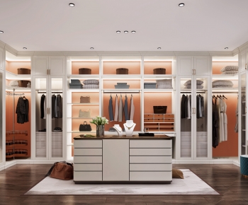 Modern Clothes Storage Area-ID:130626929