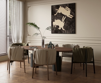 Wabi-sabi Style Dining Room-ID:269030099