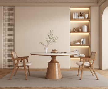 Wabi-sabi Style Dining Room-ID:626692061