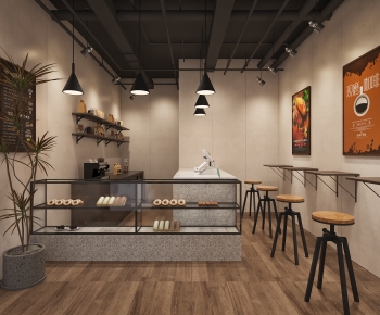 Wabi-sabi Style Milk Tea Shop-ID:976990949