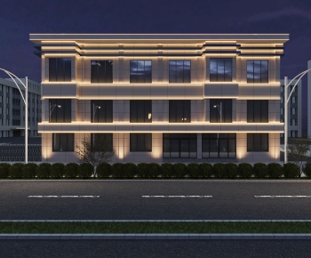 Modern Appearance Of Commercial Building-ID:810302021