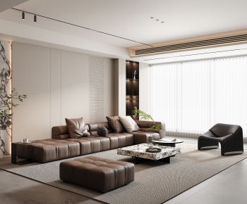 Modern A Living Room-ID:518990997