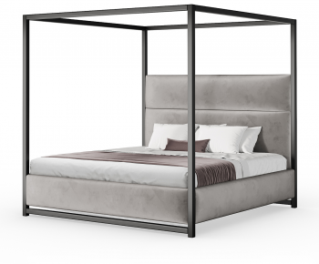 Modern Double Bed-ID:524492039