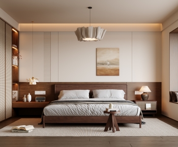 Wabi-sabi Style Bedroom-ID:886203054