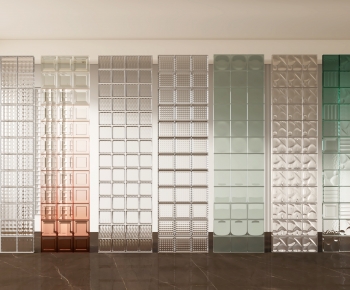 Modern Glass Screen Partition-ID:616998915