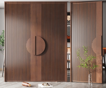 New Chinese Style Double Door-ID:496759898