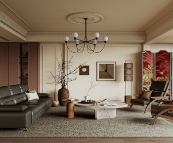 French Style A Living Room-ID:663742079