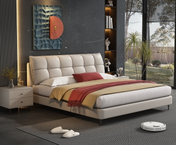 Modern Double Bed-ID:333394053