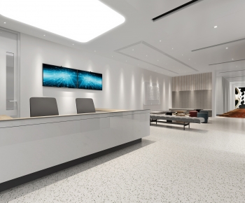 Modern Office Reception Desk-ID:528667939