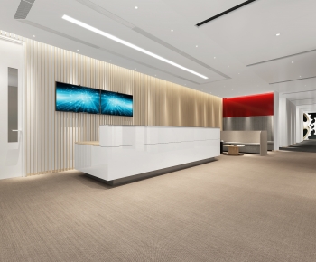 Modern Office Reception Desk-ID:422880898