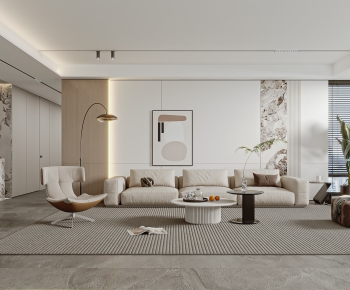 Modern A Living Room-ID:402133947