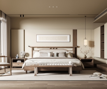 New Chinese Style Bedroom-ID:934079894