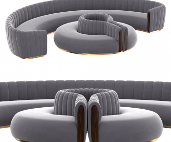 Modern Curved Sofa-ID:618534096